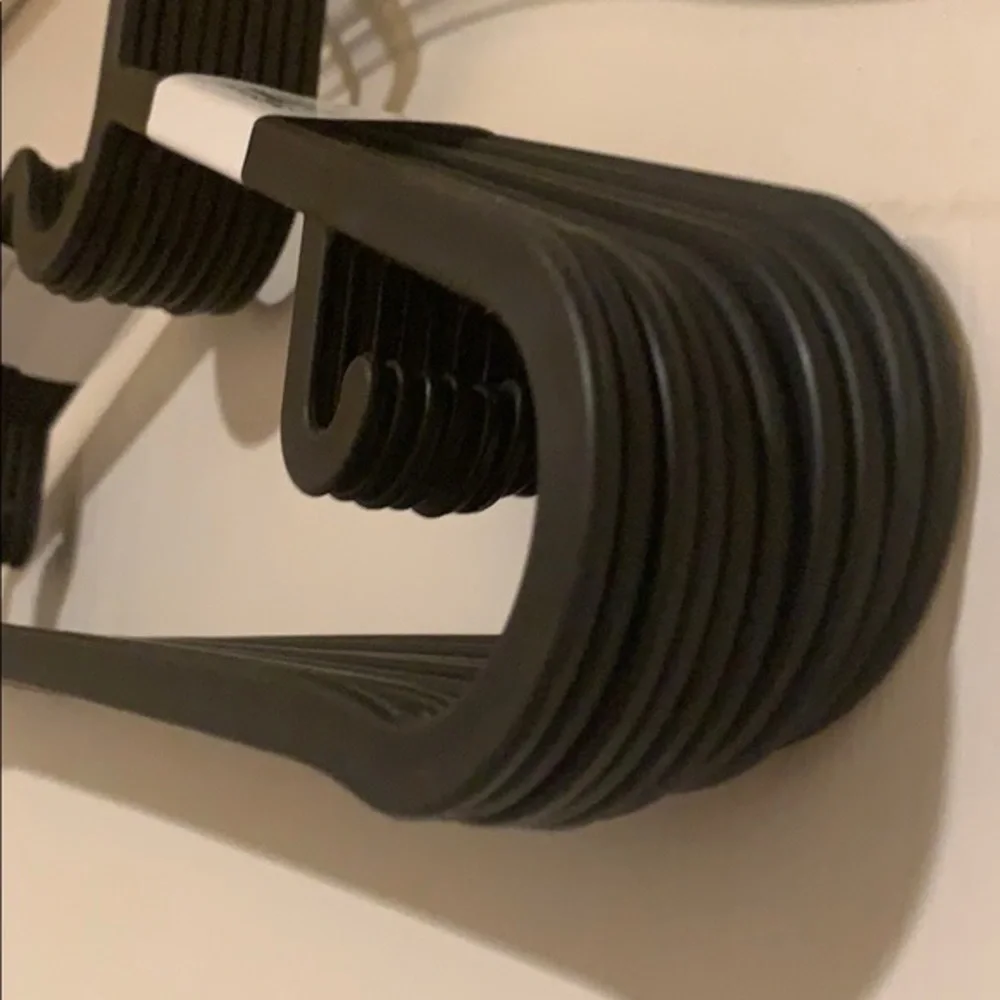 Set of 10 IKEA hangers plastic Closet organizing